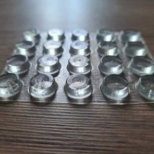 Gota de Silicone Anti-Impacto. Ideal para absorsão de impactos de portas e batentes.