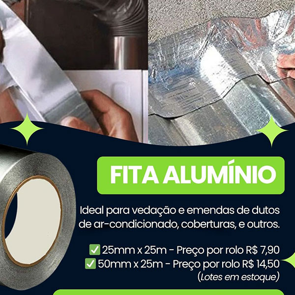 Fita de Alumínio MVA TAPE: Qualidade e Preço Imbatíveis!