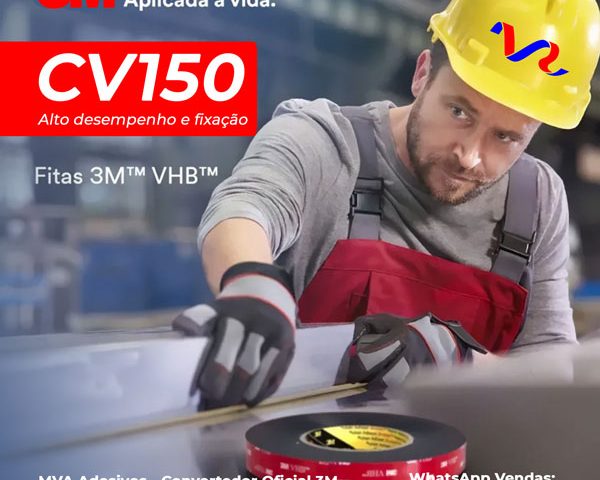 Fita 3M VHB CV150: A Solução Definitiva para Fixação Profissional