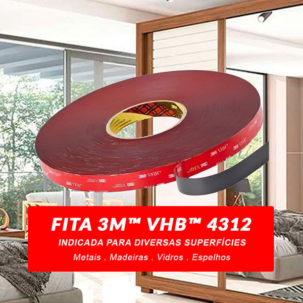 Fita VHB™ 4312: A Melhor Alternativa em Fixação sem Rebites
