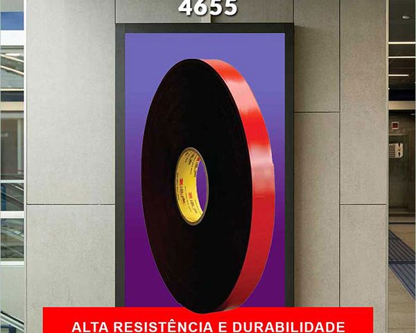 Fixação Sem Furos é Possível com a Fita 3M™ VHB™ 4655